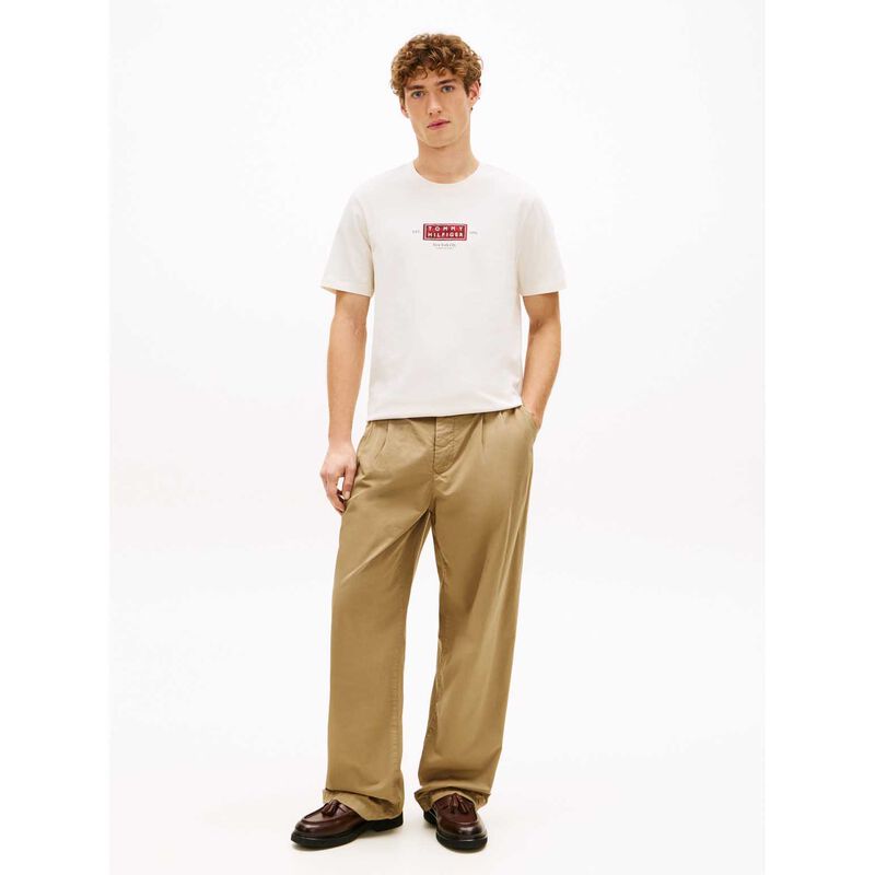 Tommy Hilfiger Heritage Logo Jersey Crew Neck T-Shirt image number 3